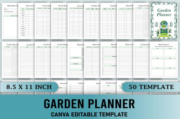 Download Editable Garden Planner Canva Template - Premium Resources