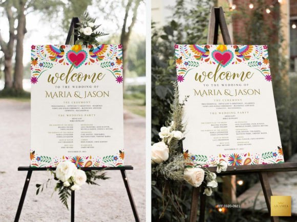 Download Mexican Theme Wedding Program Template - Wedding program template Collection