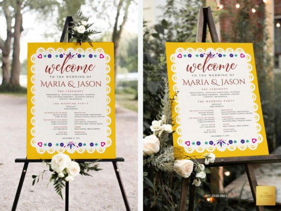 Download Mexican Theme Wedding Program Template - Premium Resources