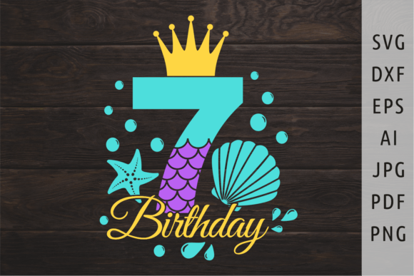 Download Mermaid Birthday Svg Mermaid Number Svg - Mermaid birthday Collection