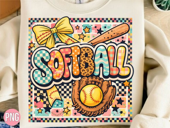 Download Retro Softball Sports Team T-shirt PNG - Premium Resources