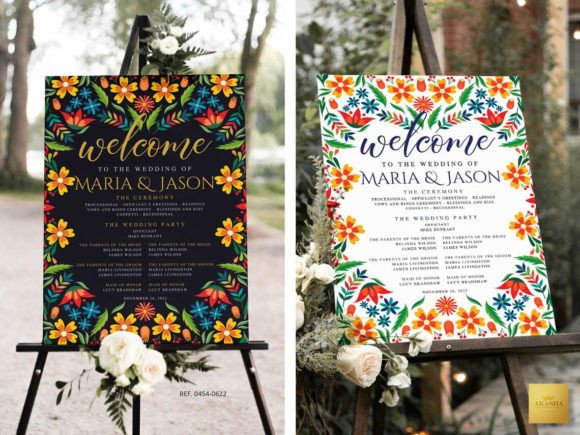 Download Mexican Theme Wedding Program Template - Premium Bundle