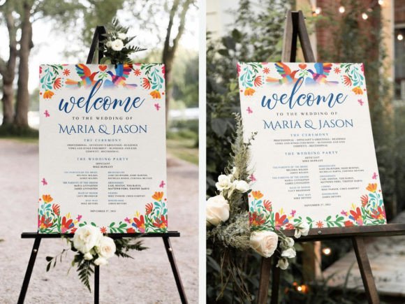 Download Mexican Theme Wedding Program Template - Wedding program template Collection
