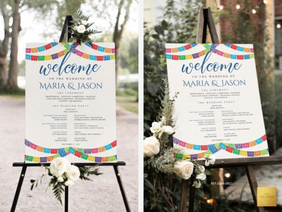 Download Mexican Theme Wedding Program Template - Wedding program template Collection