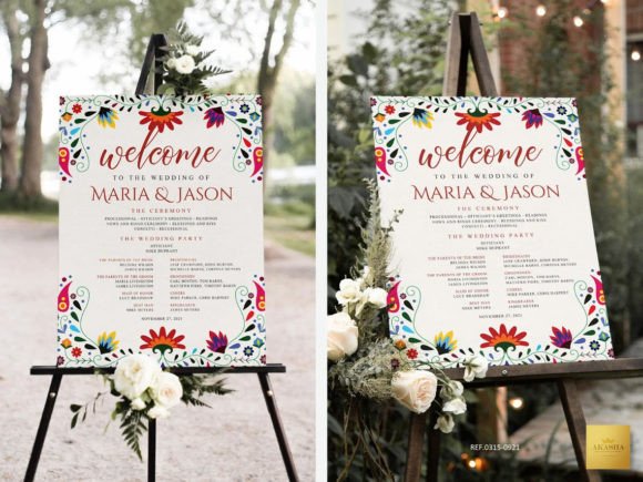 Download Mexican Theme Wedding Program Template - Premium Resources